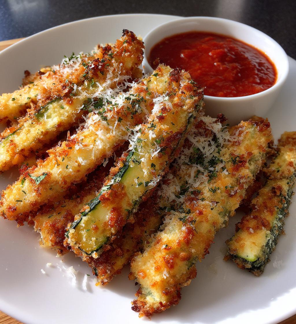 low calorie air fryer zucchini fries - detail 1