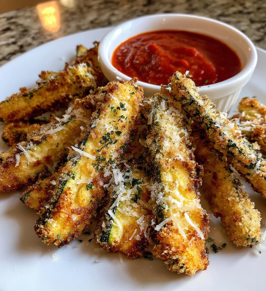 low calorie air fryer zucchini fries