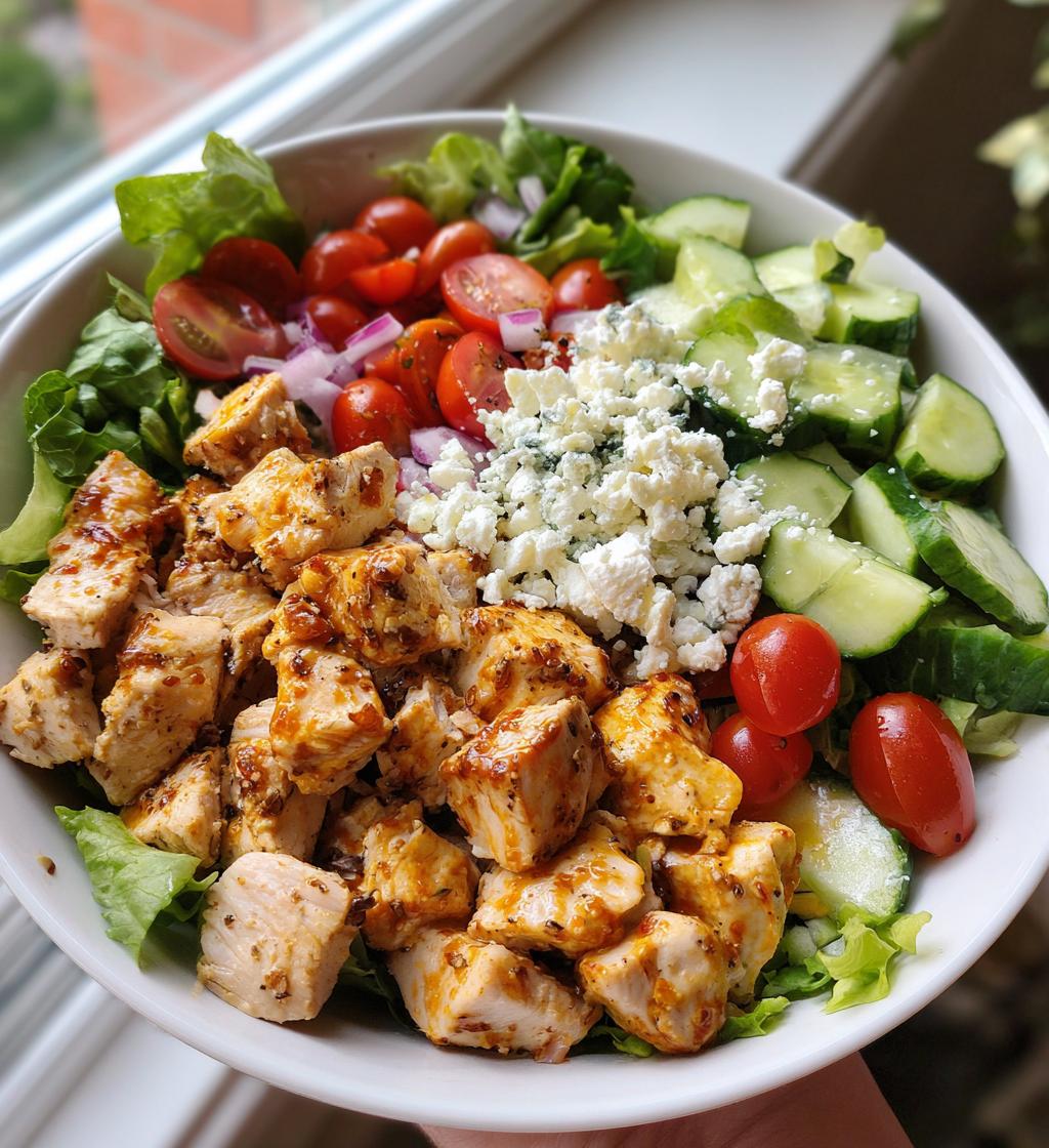 low carb greek chicken bowls