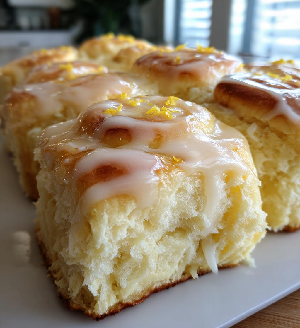 lusciously soft lemon rolls