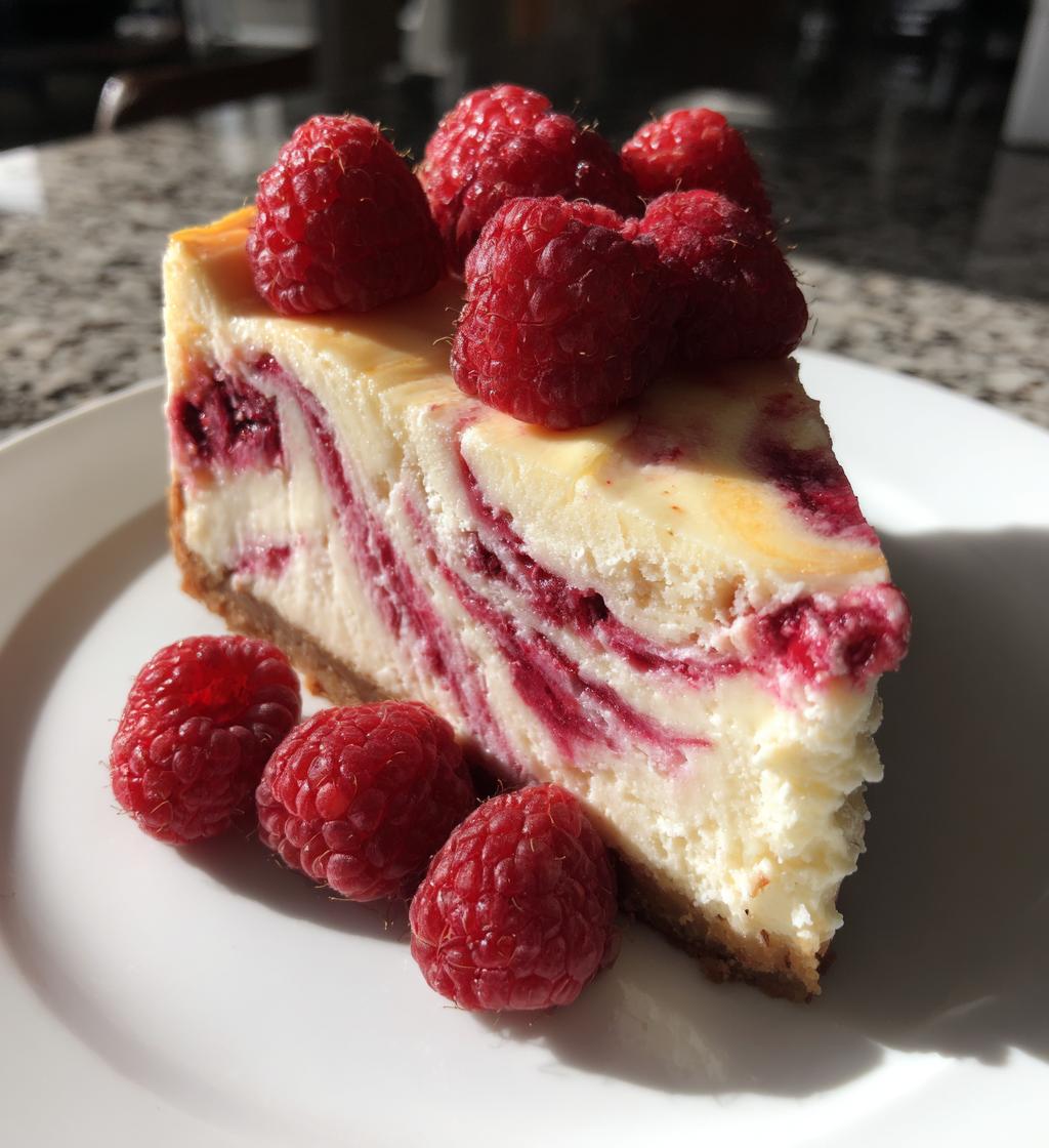luxurious pink velvet raspberry cheesecake