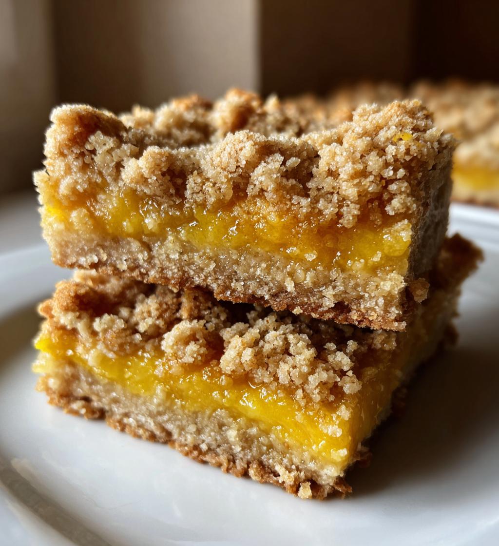mango crumb bars - detail 1