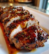 maple bourbon glazed pork tenderloin