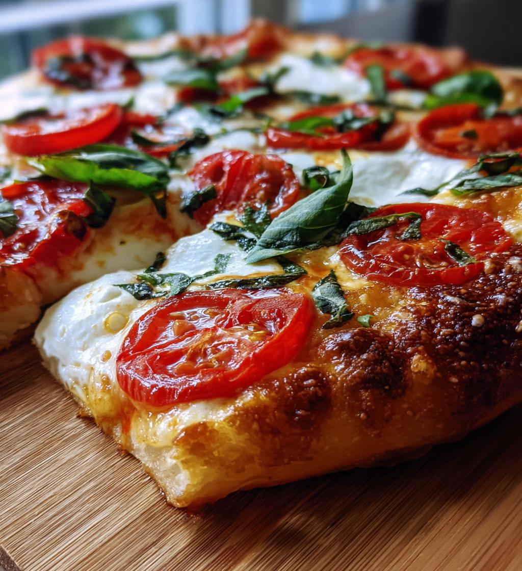 margherita pizza - detail 1