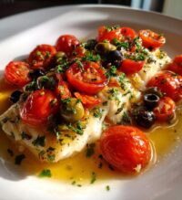 mediterranean baked cod