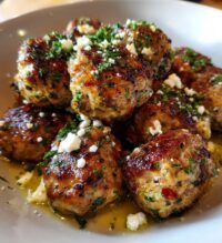mediterranean chicken meatballs