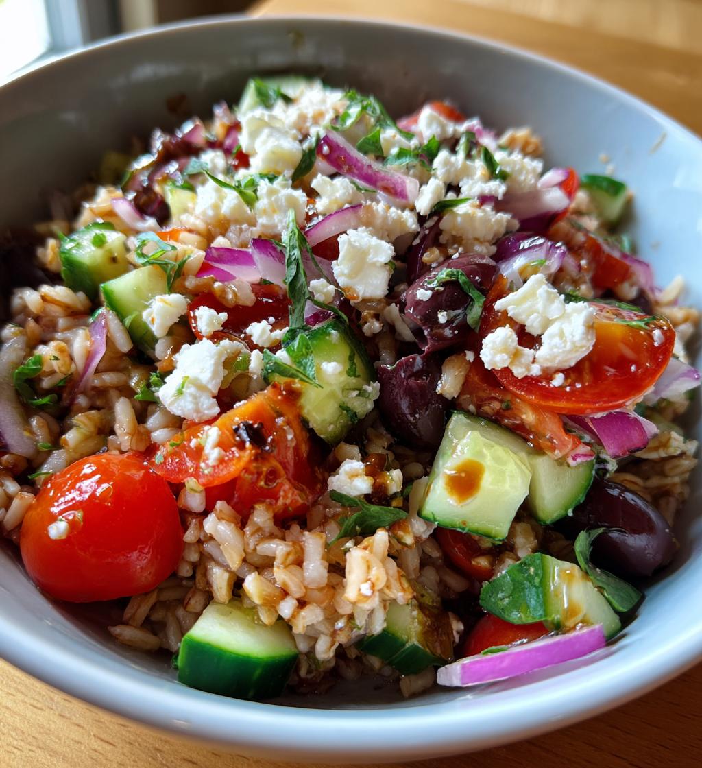 mediterranean rice bowl