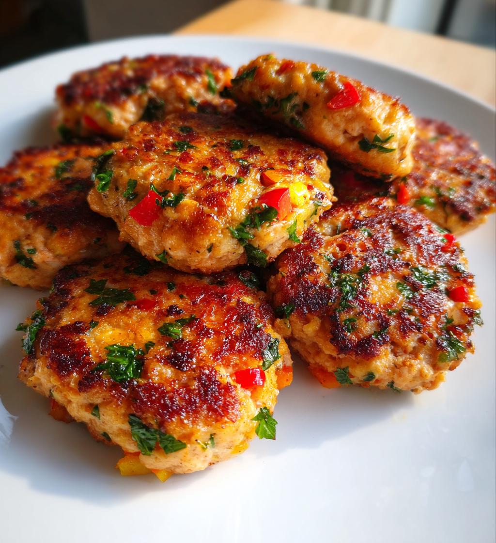 mediterranean salmon patties - detail 1