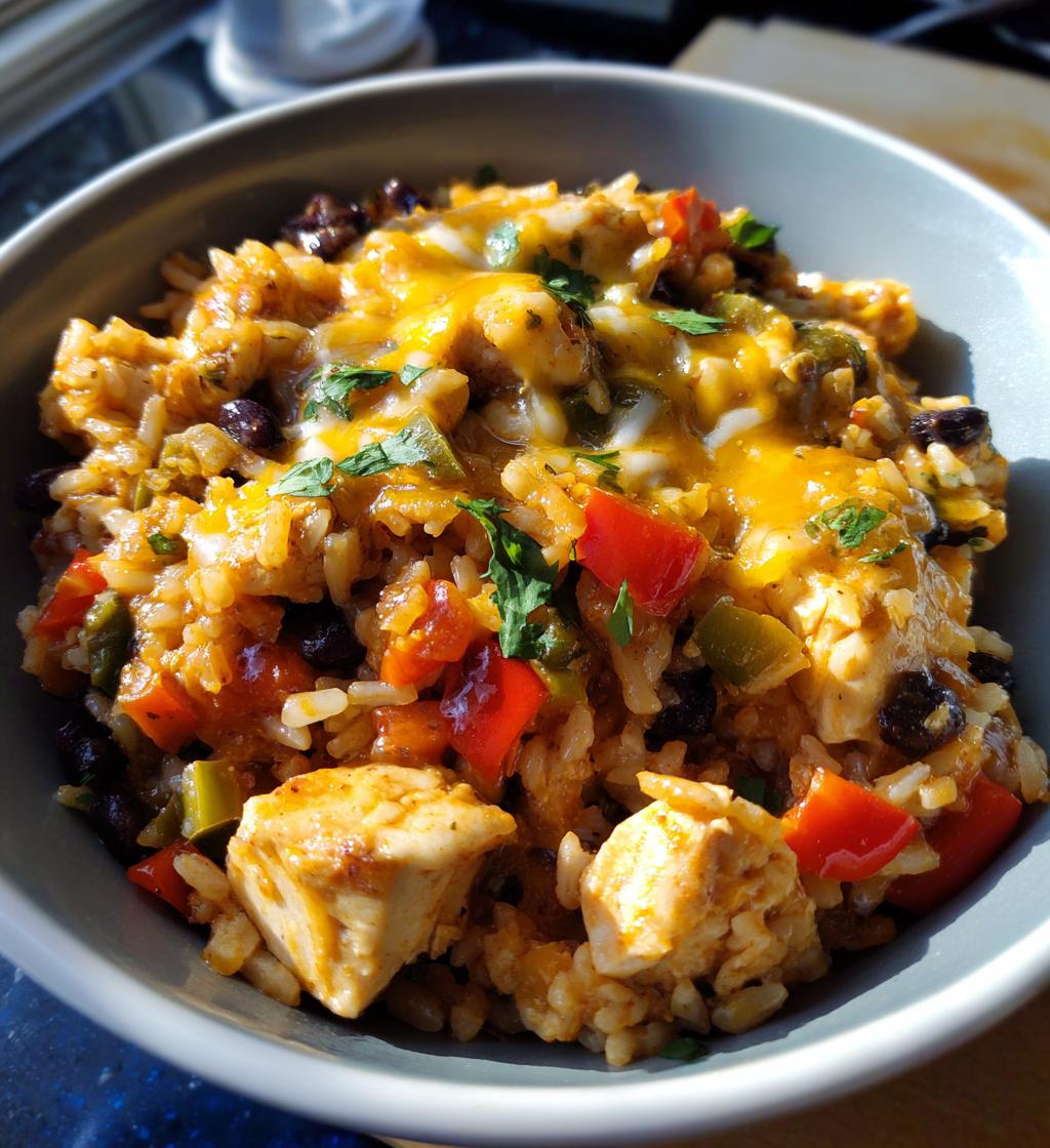 mexican chicken and rice - detail 1