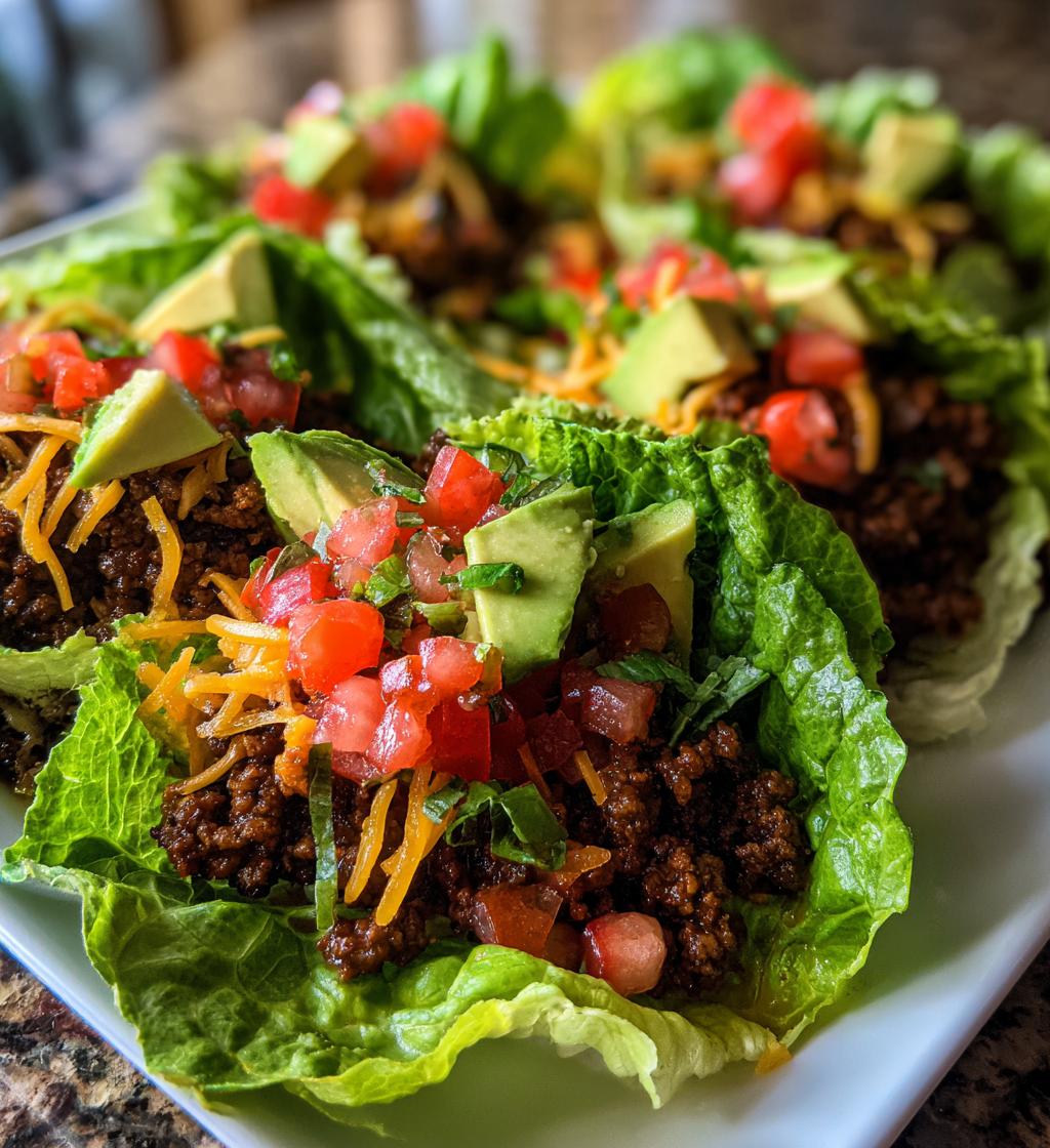 mexican ground beef lettuce wraps