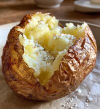 microwave baked potato