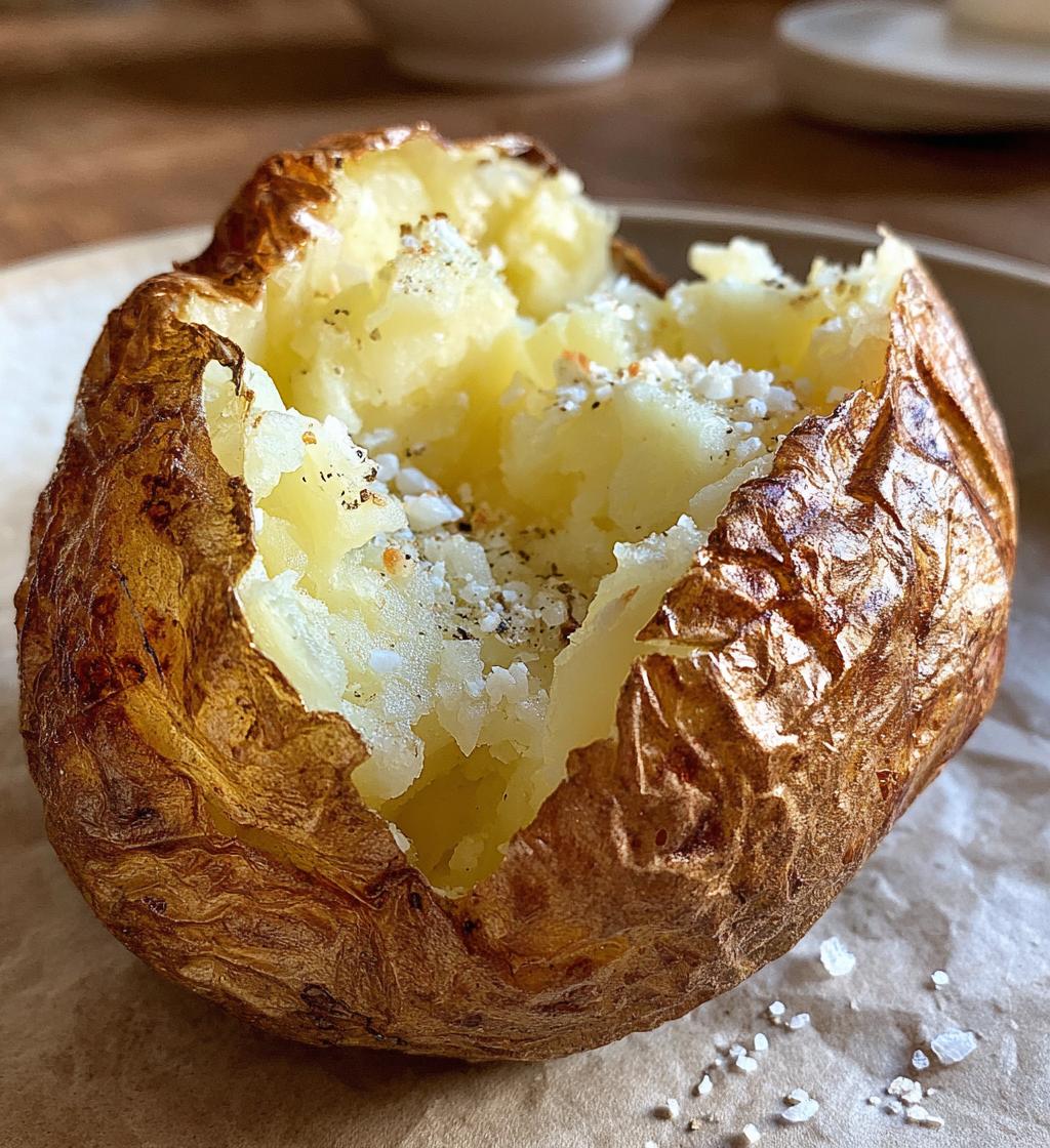 microwave baked potato