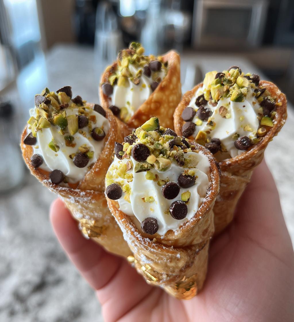 mini cannoli cups - detail 1