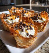 mini cannoli cups