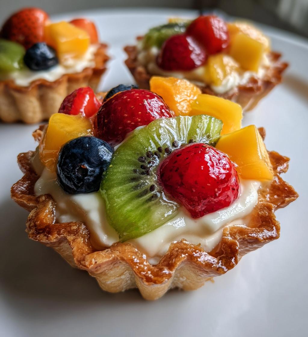 mini fruit tarts with pastry cream - detail 1