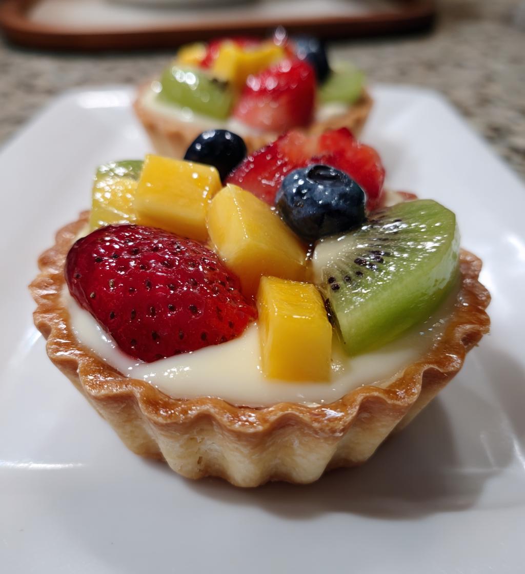mini fruit tarts with pastry cream