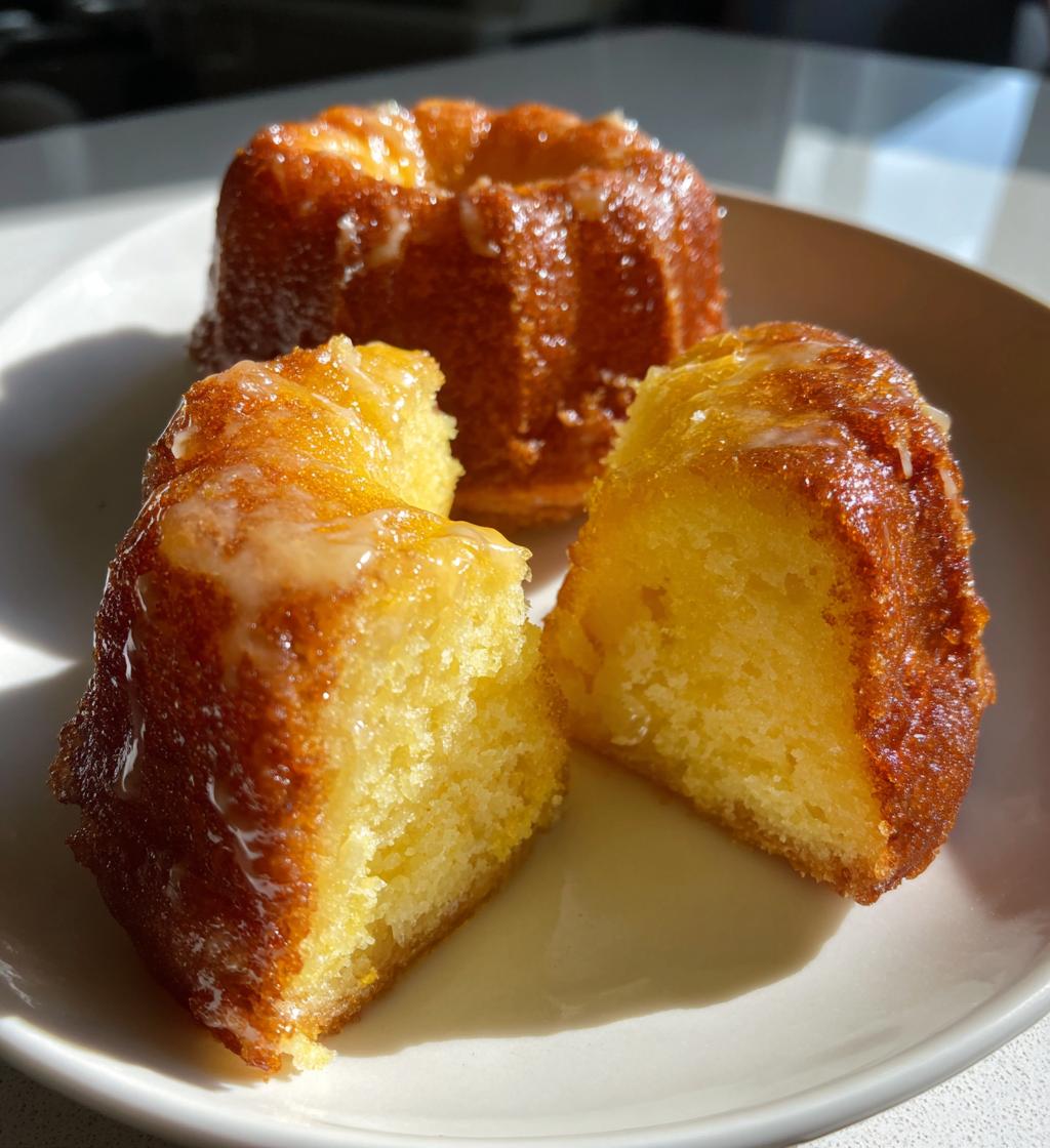 mini lemon bundt cakes recipe