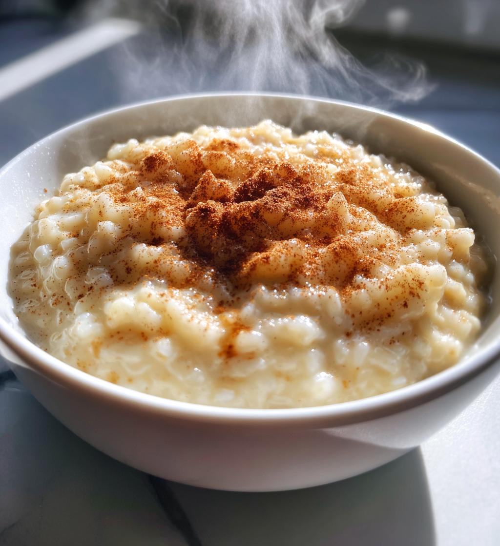 moms old fashioned rice pudding
