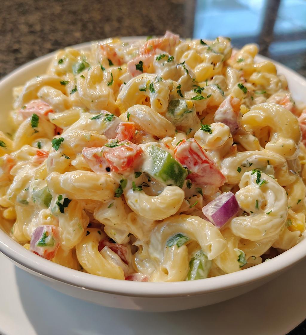 moms signature macaroni salad - detail 1