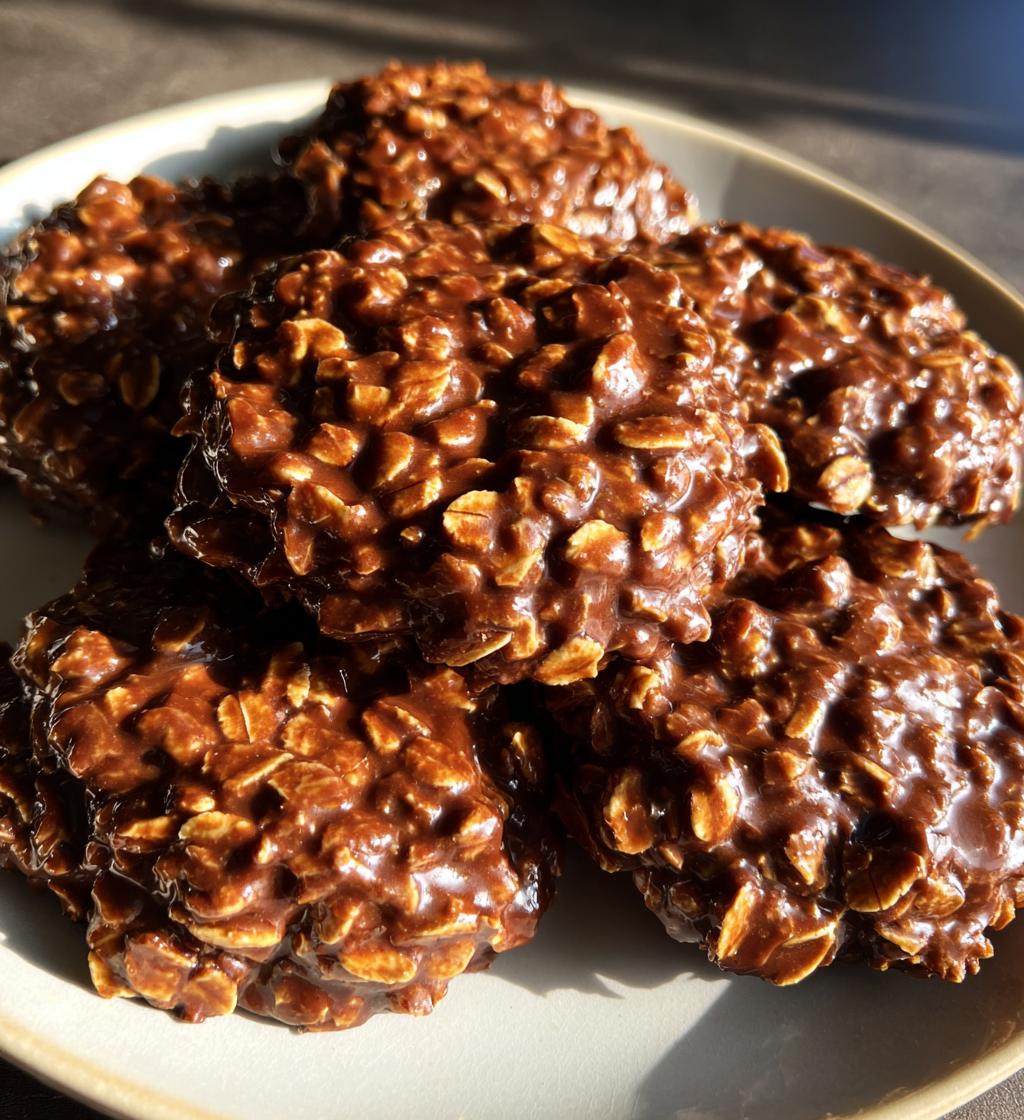 no bake oatmeal cookies