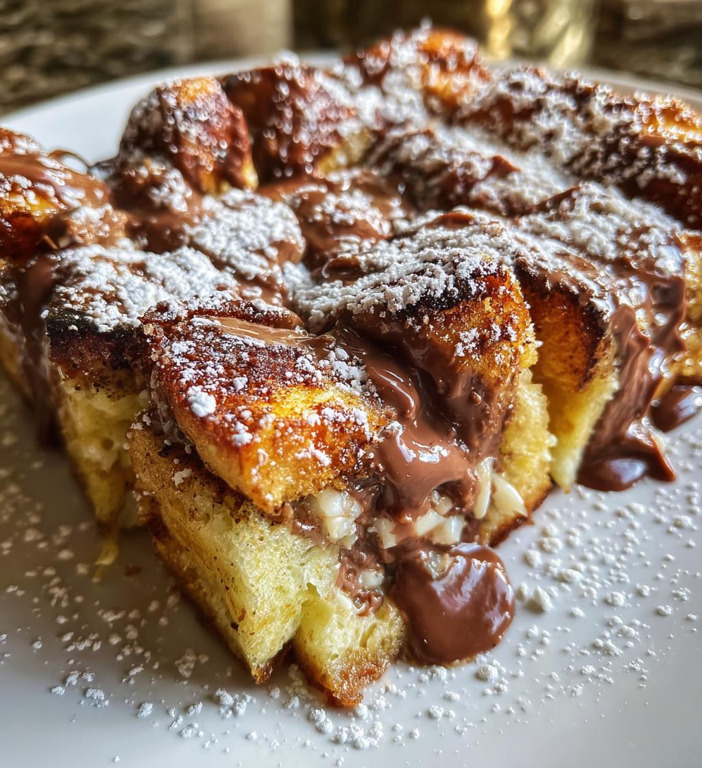 nutella french toast casserole
