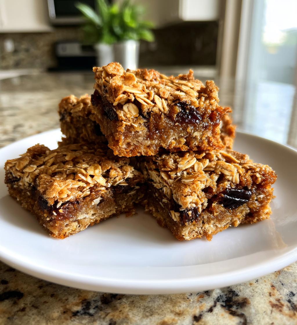 oatmeal raisin cookie bars recipe - detail 1