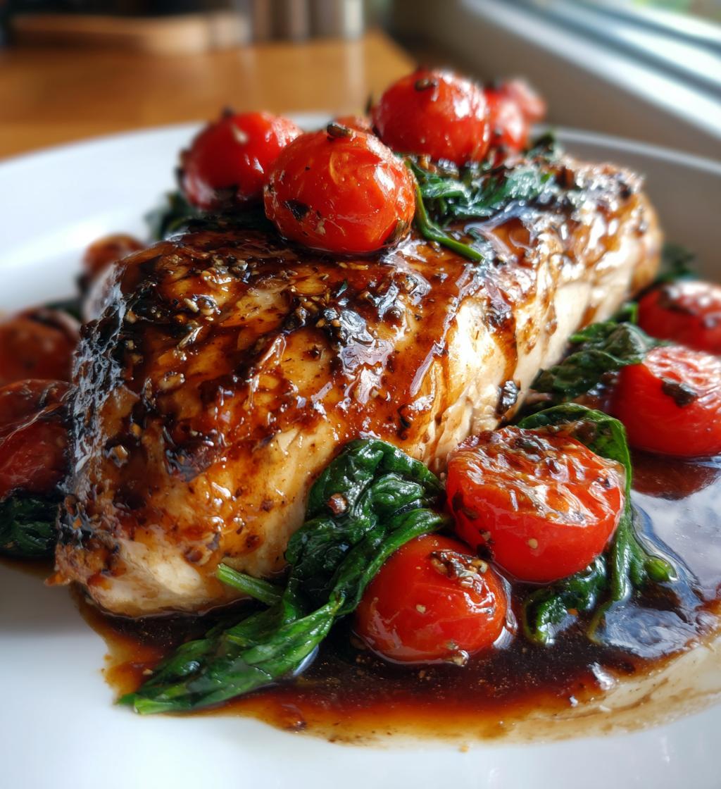 one pan balsamic chicken
