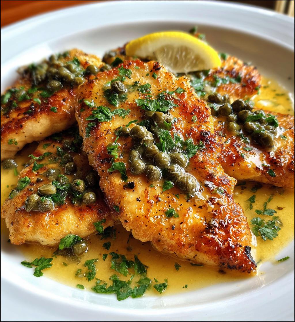 one pot chicken piccata - detail 1