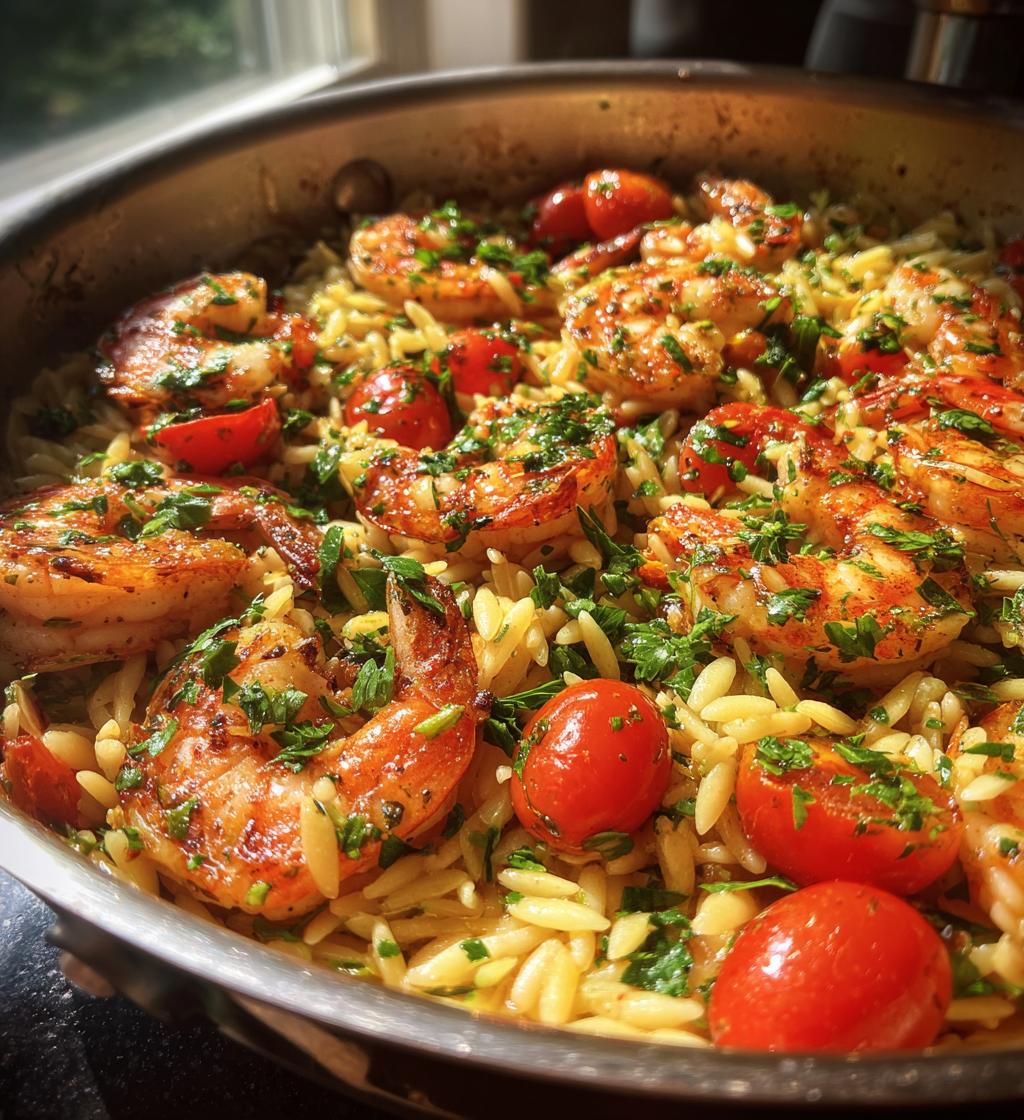 one pot marry me shrimp and orzo pasta