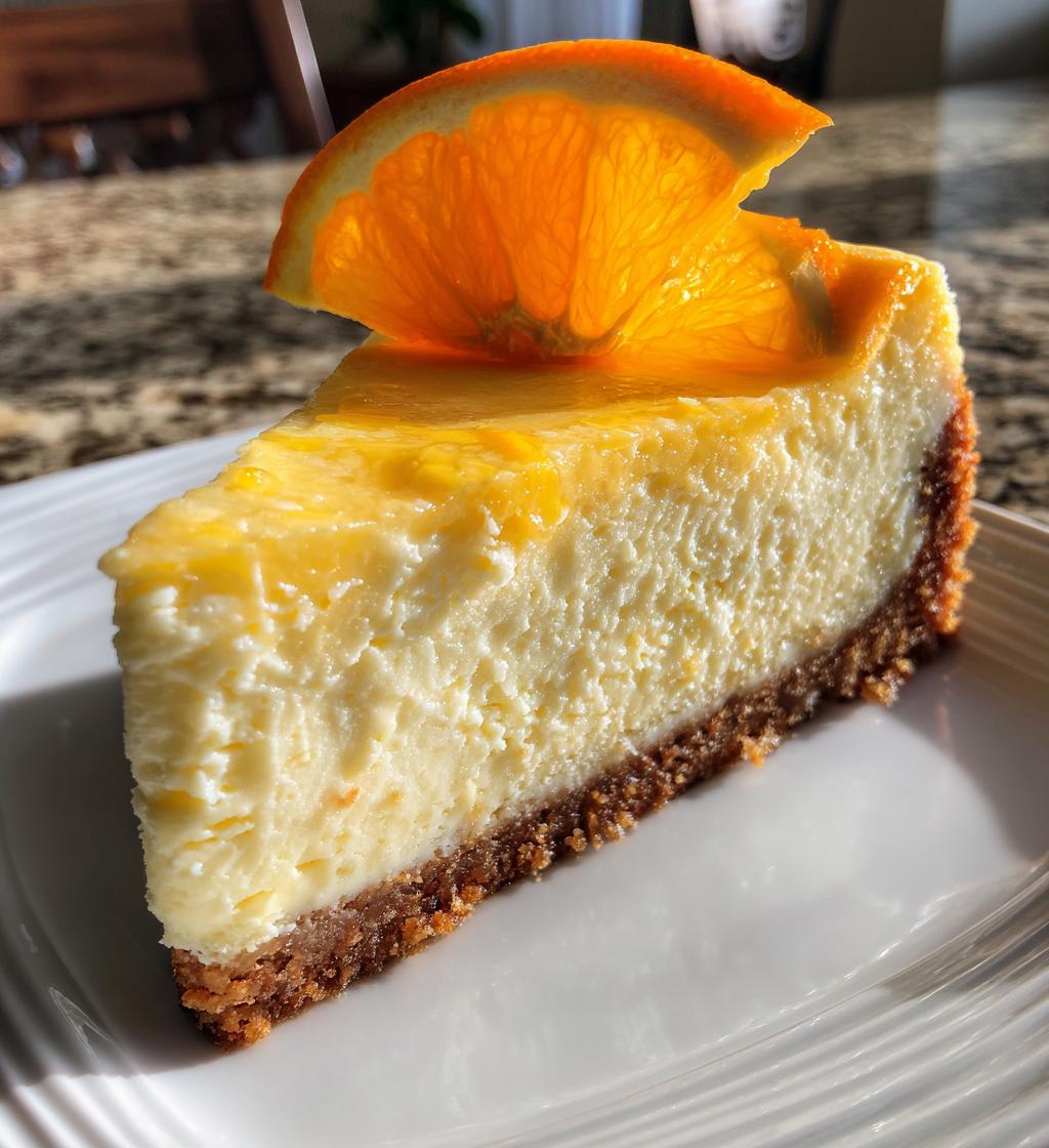 orange cheesecake recipe