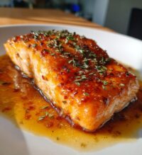 orange glazed salmon