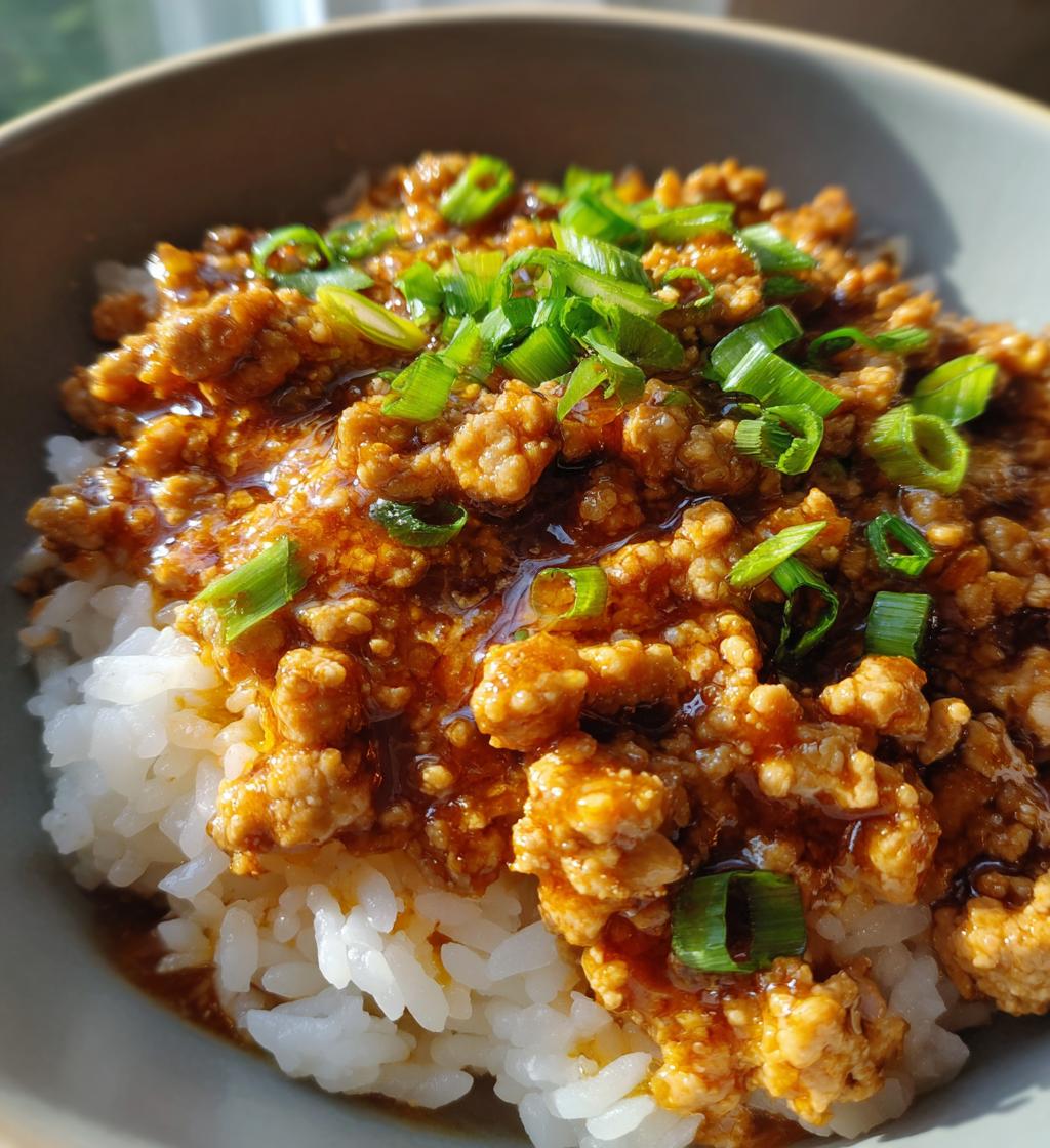 orange ground chicken - detail 1