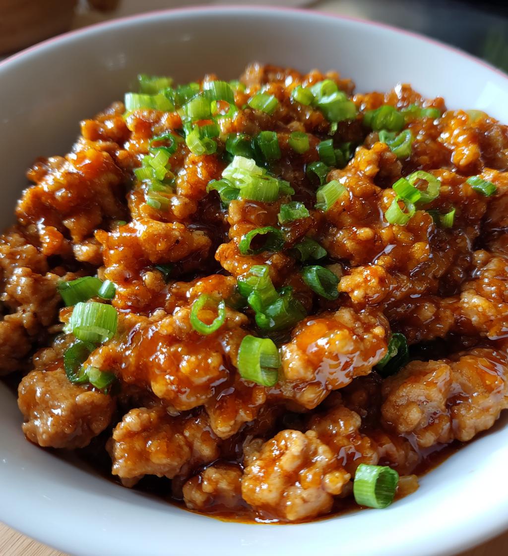 orange ground chicken