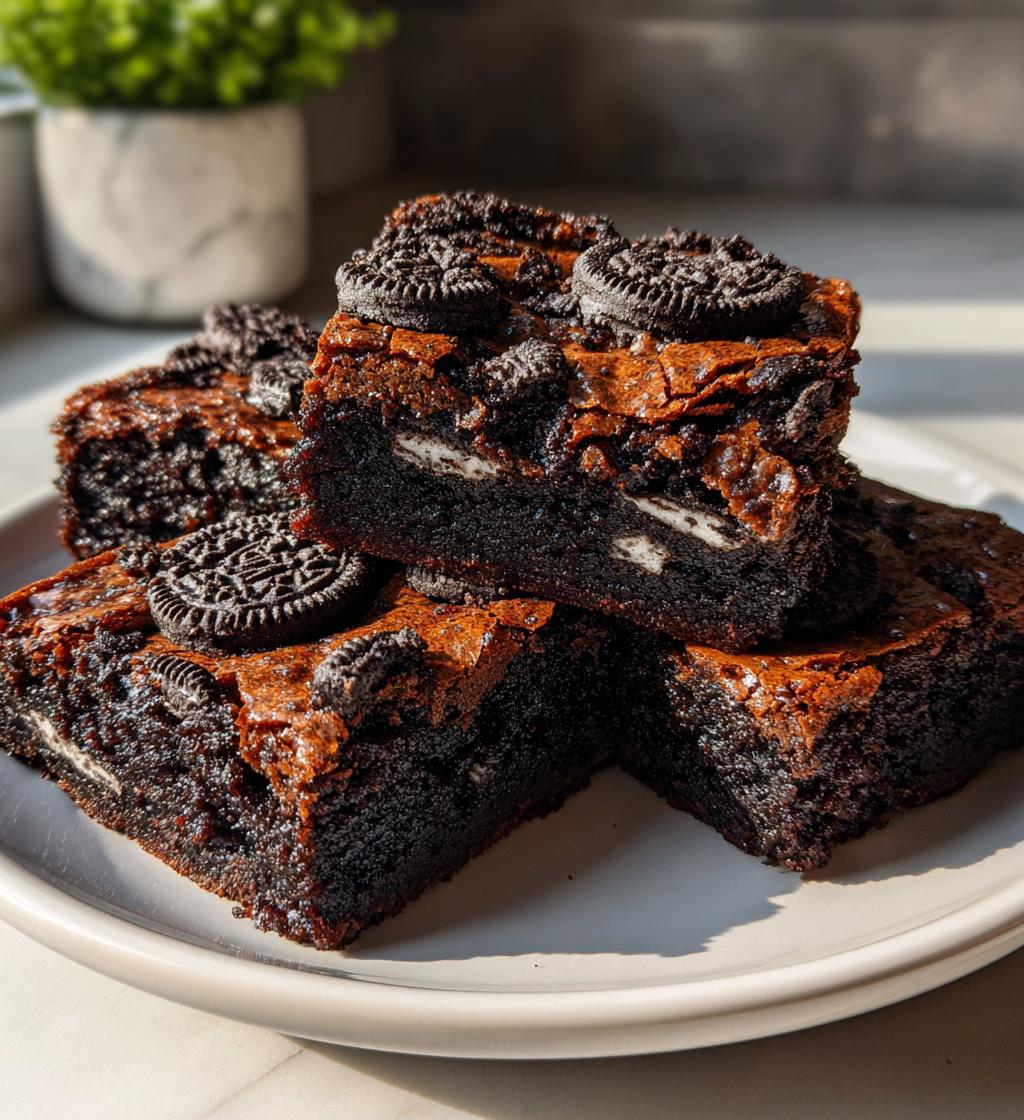 oreo brownie cookies - detail 1