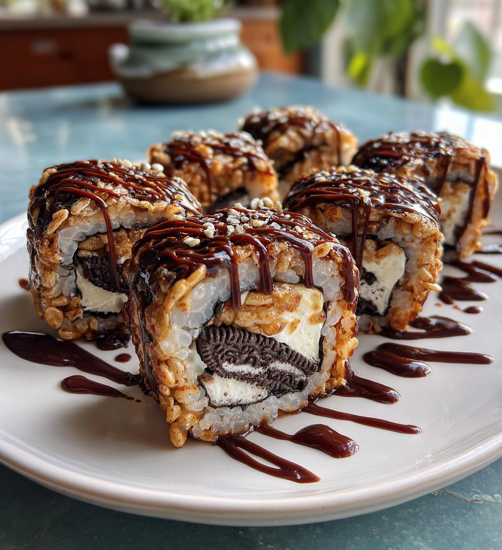 oreo sushi rolls