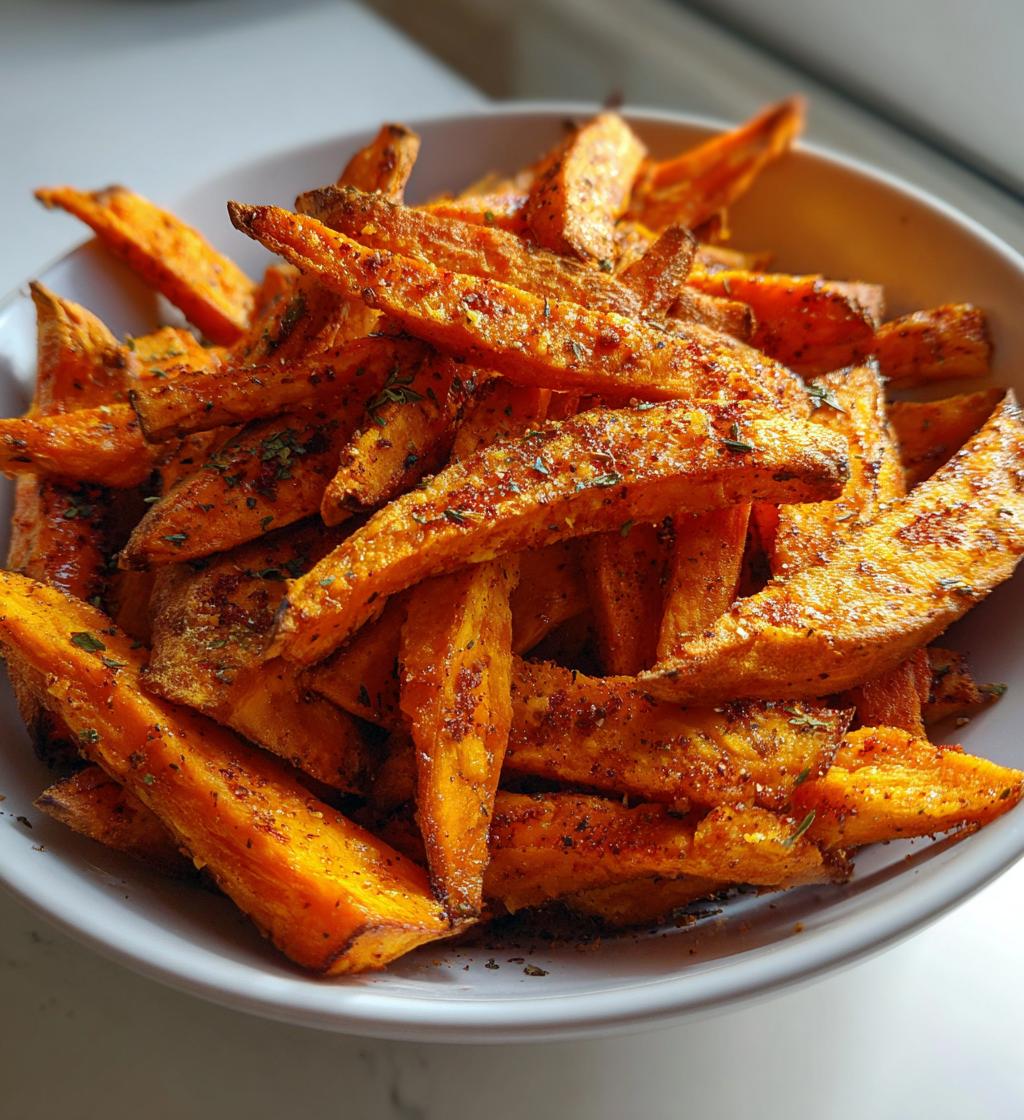oven baked sweet potato fries - detail 1