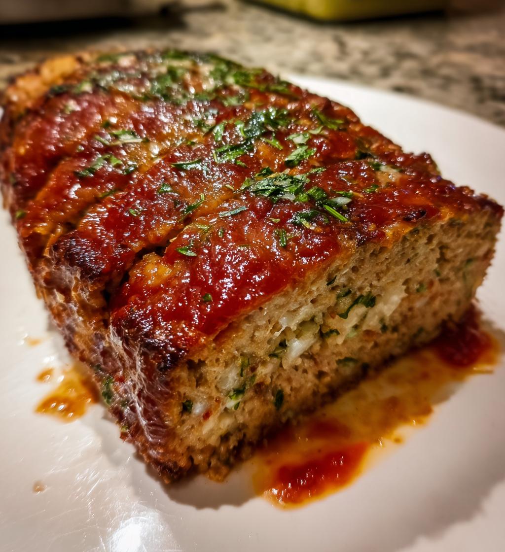 parmesan chicken meatloaf - detail 1