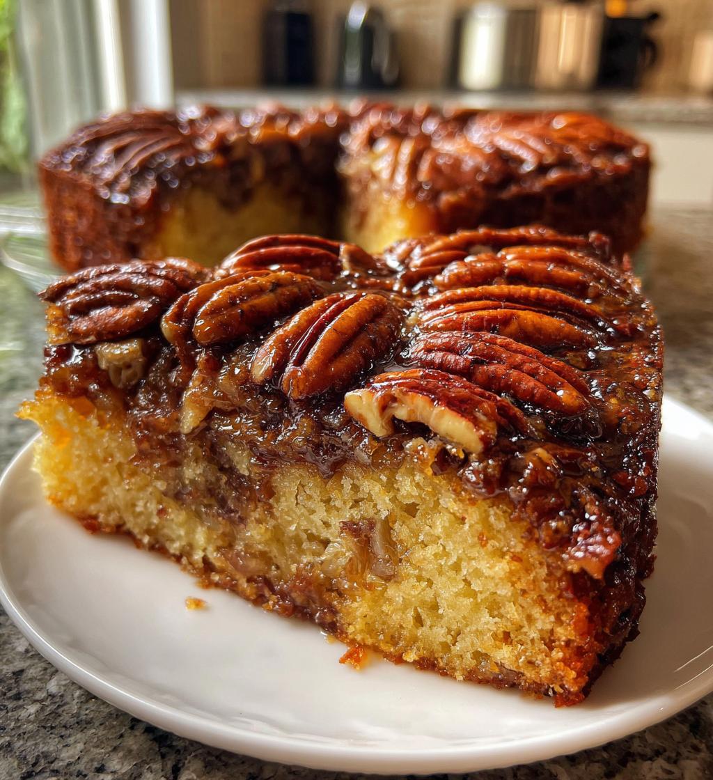 pecan upside down cake