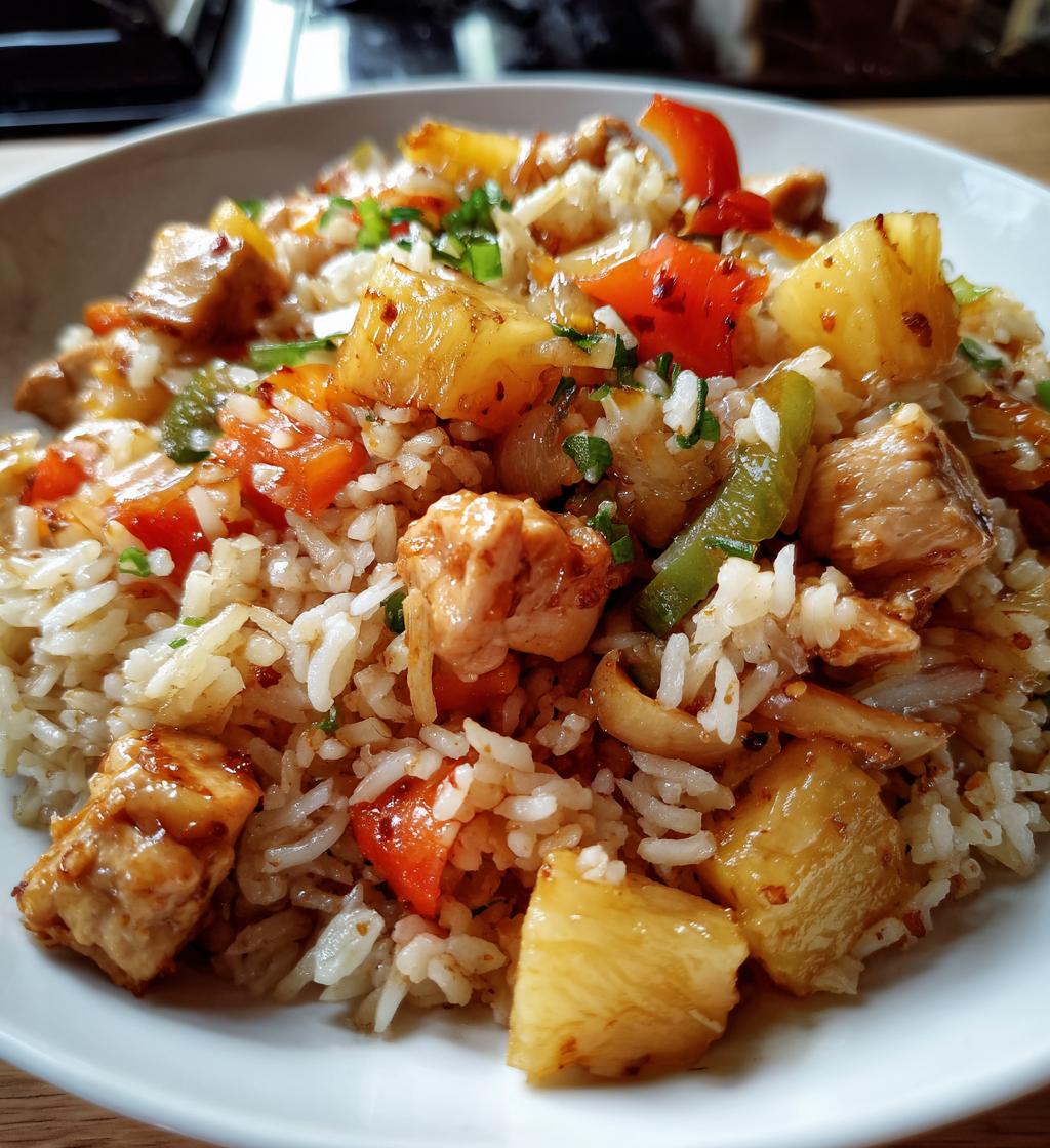 pineapple chicken and rice a sweet and savory delight - detail 1