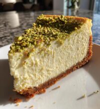 pistachio cheesecake