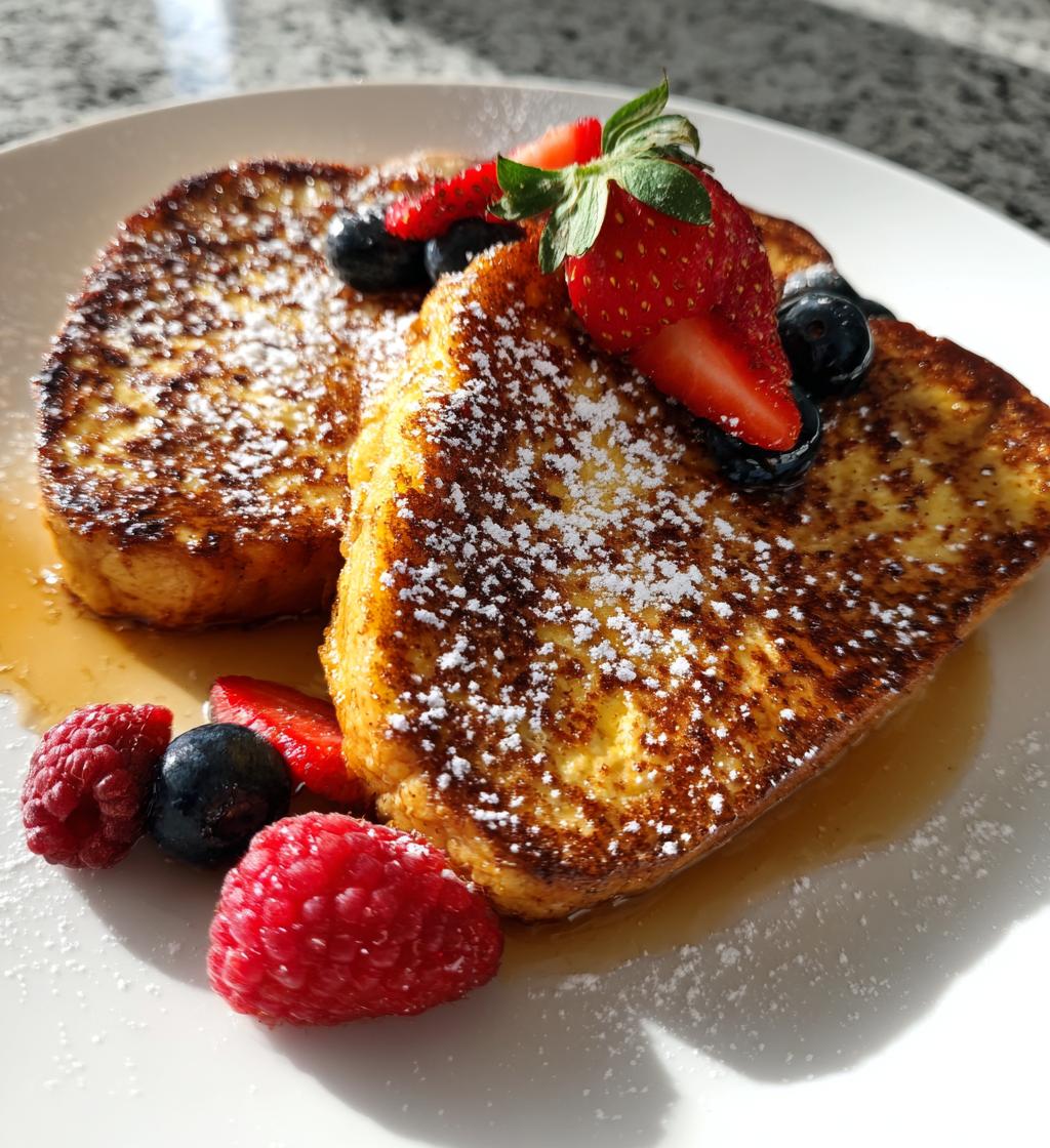 protein french toast - detail 1