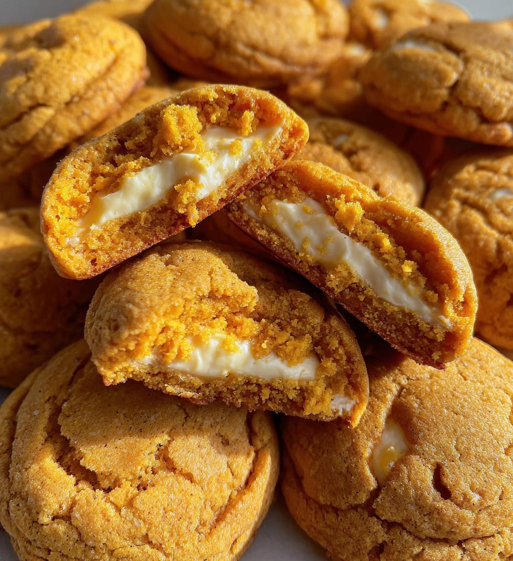 pumpkin cheesecake cookies