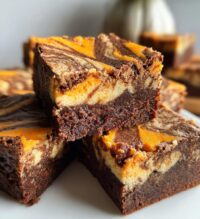 pumpkin cheesecake swirl brownies
