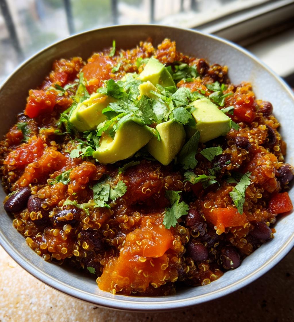 quinoa and black bean chili