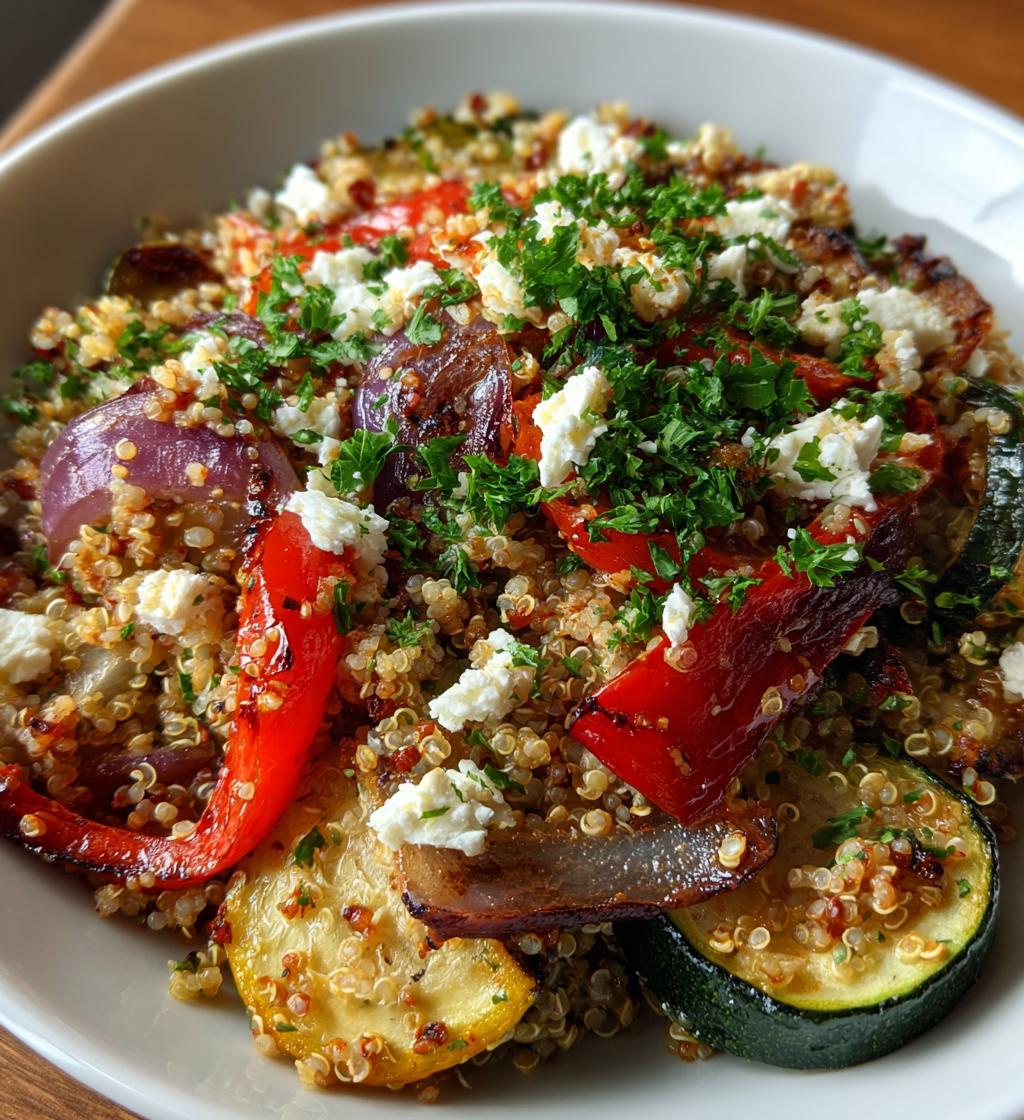 quinoa salad with roasted vegetables - detail 1