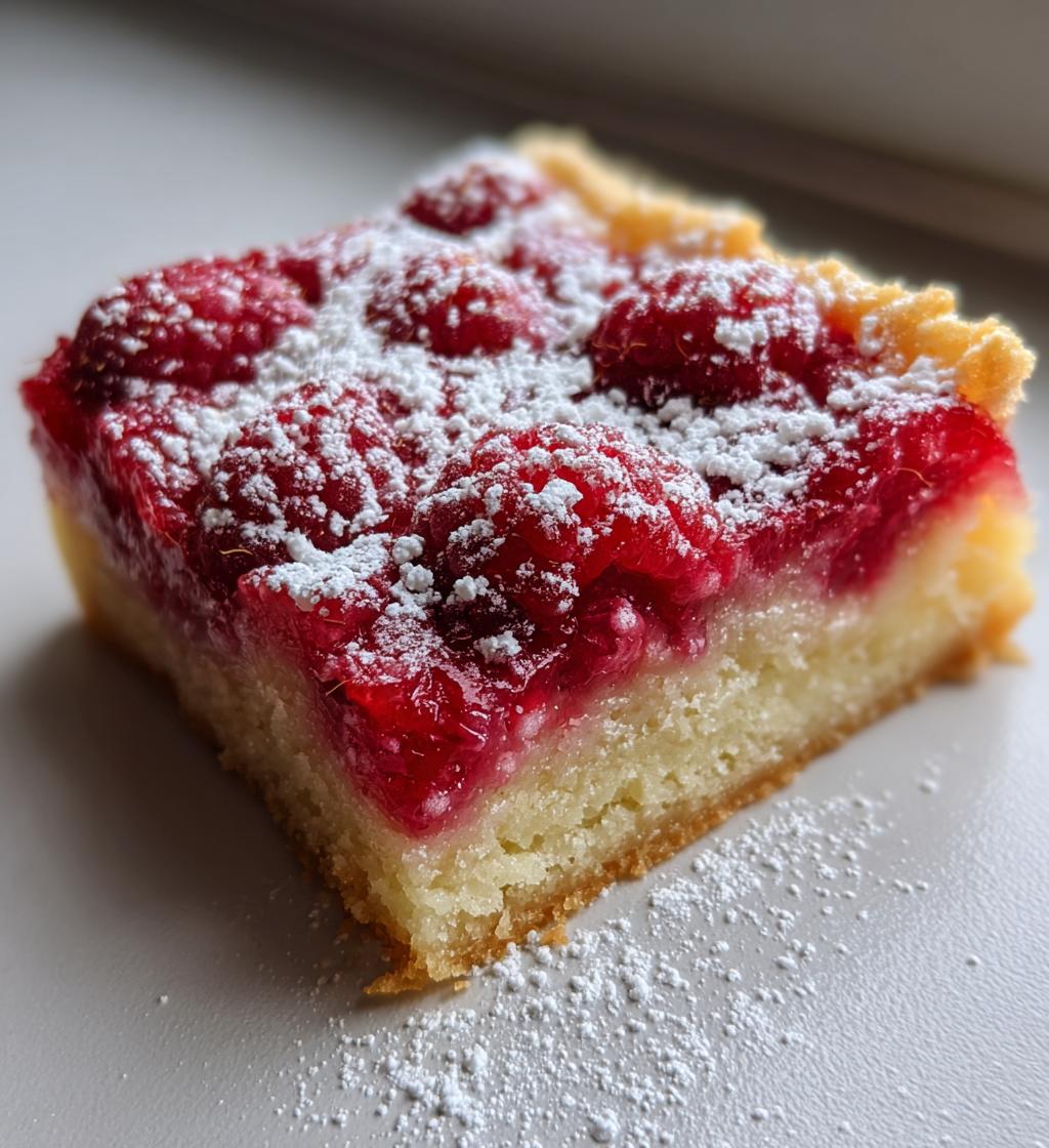 raspberry lemon bars