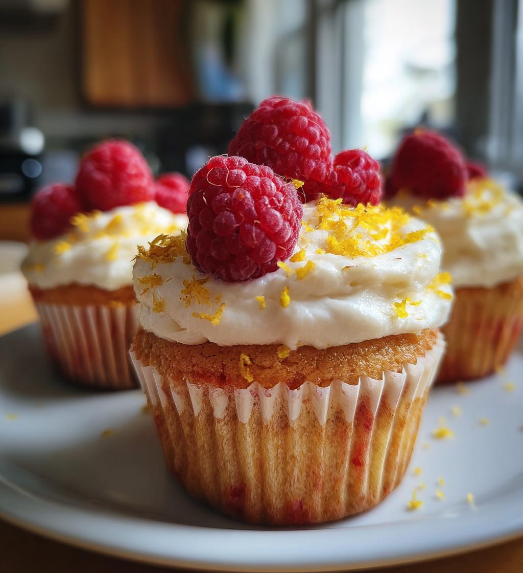 raspberry lemon heaven cupcakes