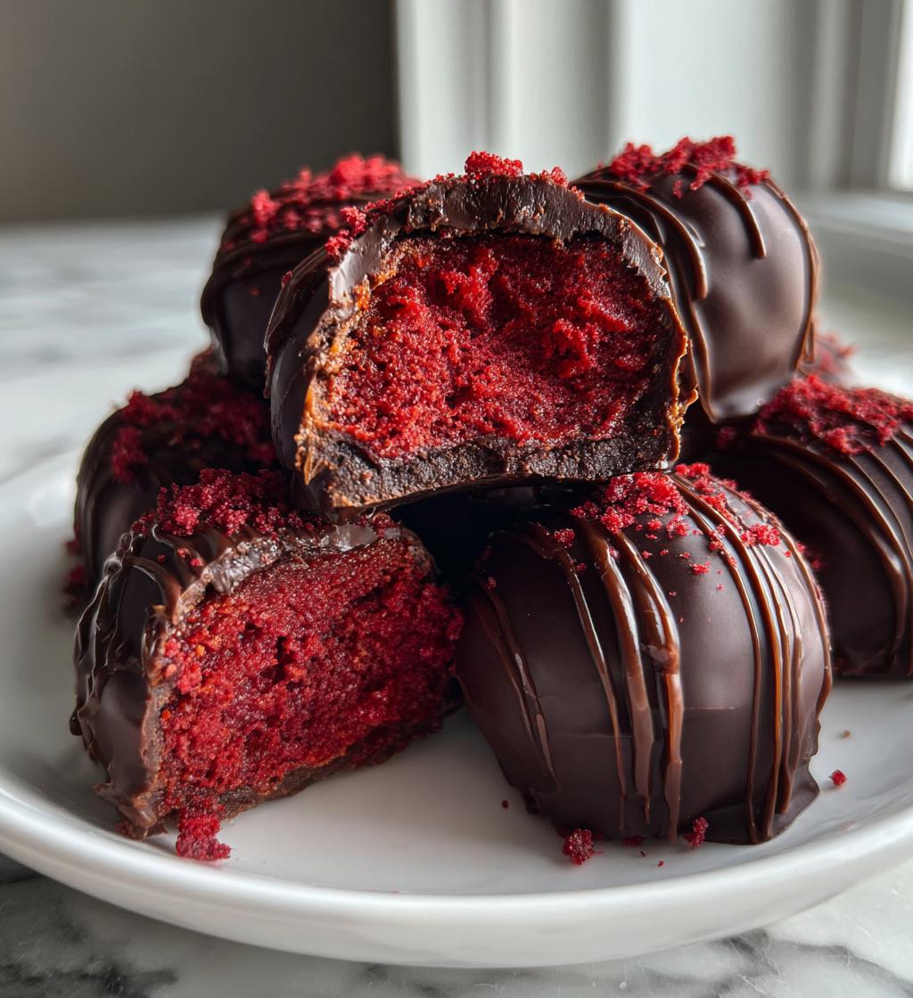 red velvet cake balls 2 - detail 1