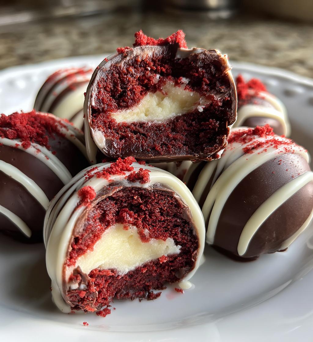 red velvet cake balls
