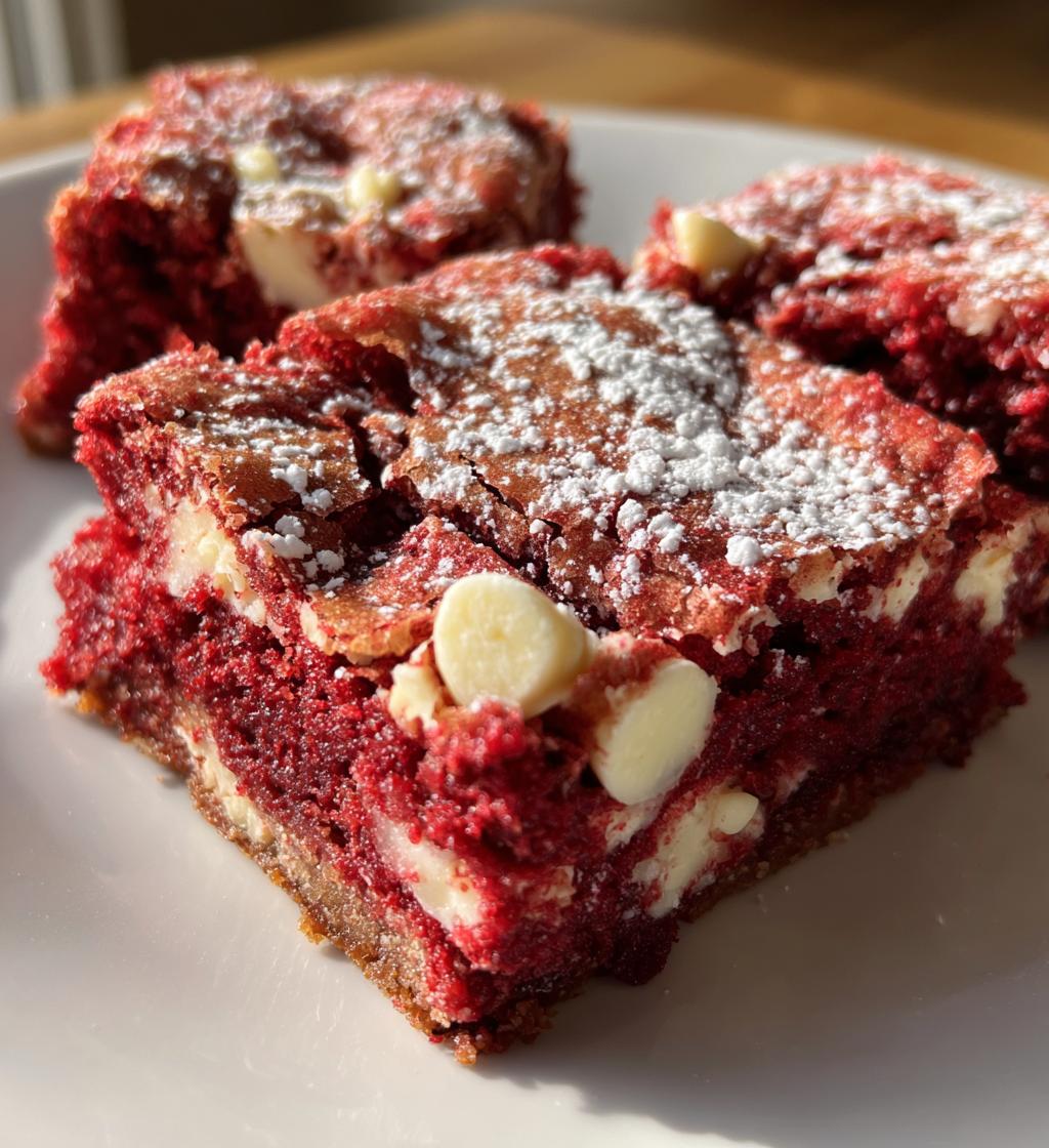 red velvet cookie bars